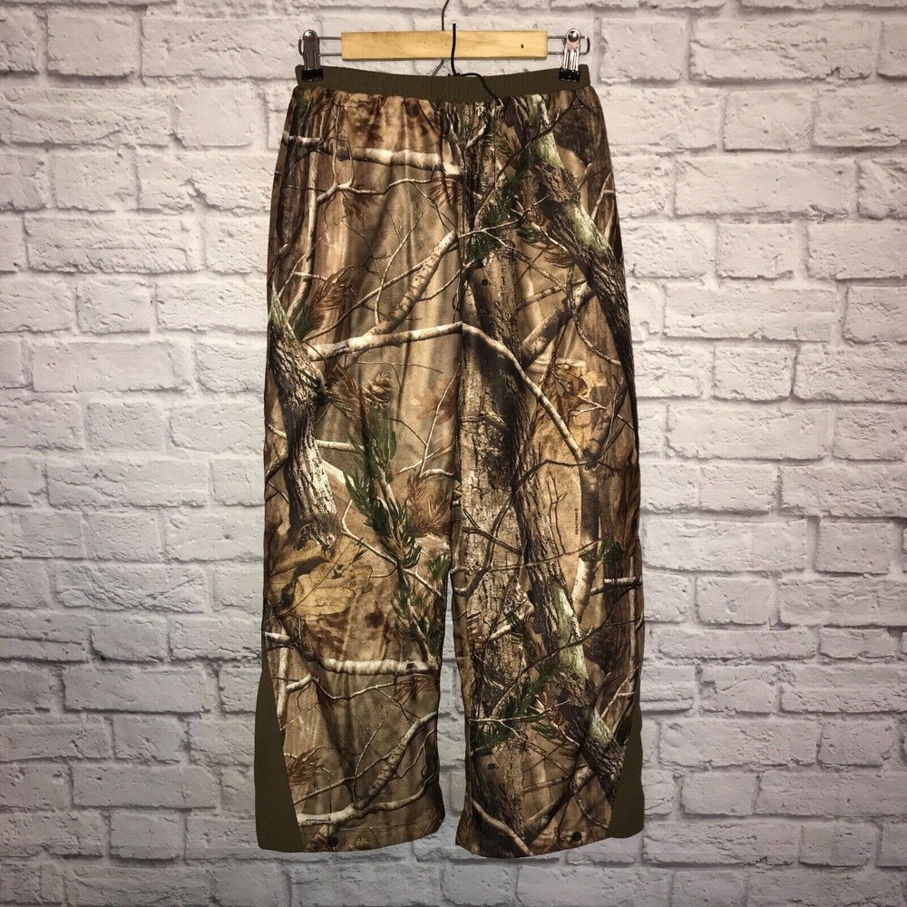Mad Dog Gear pants womens size L camo high rise baselayer pullon winter realtree